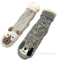 Chaussettes de pantoufles confortables thermiques chaudes